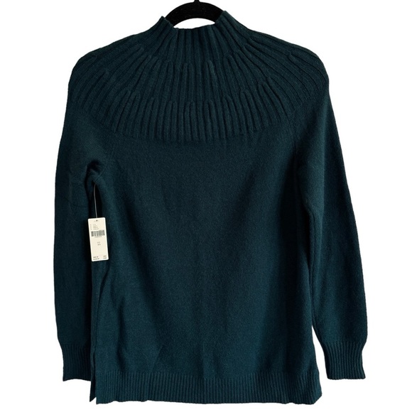 NWT Anthropologie Welford Tunic Sweater, Dark Turquoise, Size XS - Picture 6 of 10